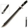 War Hunter Sawback Machete With Nylon Sheath - Black