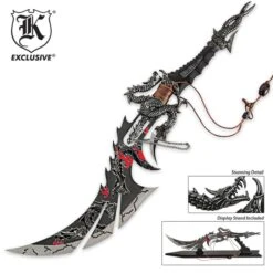 Piercing Dragon Death Ray Sword With Display