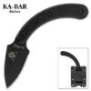KA-BAR TDI Lady Finger Fixed Blade Knife And Sheath - AUS 8A Stainless Steel Blade, Zytel Handle - Length 4 3/4”
