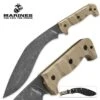 USMC Desert Sand Kukri Machete With Heavy Duty Nylon Sheath
