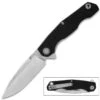 Kershaw Inception Pocket Knife - D2 Tool Steel, G10 Handle, Ball Bearing Opening, Pocket Clip - Closed 4”, Overall 7 1/4”