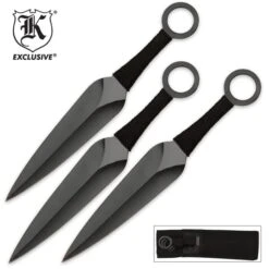 Triple Threat Kunai Throwing Knife Set With Sheath