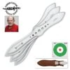 Gil Hibben Competition Throwing Knife Triple Set With Leather Sheath