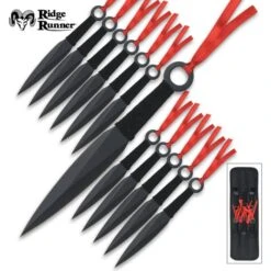 Ridge Runner 12 Piece Throwing Knife Set