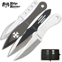 24-Piece Ridge Runner Throwing Knives Set