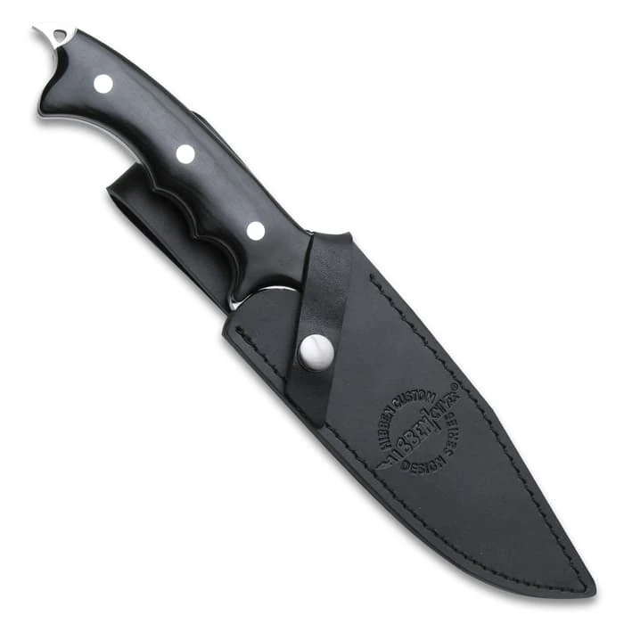 Hibben Legacy Combat Fighter Knife With Leather Sheath 2 Hibben Legacy Combat Fighter Knife With Leather Sheath - Image 2