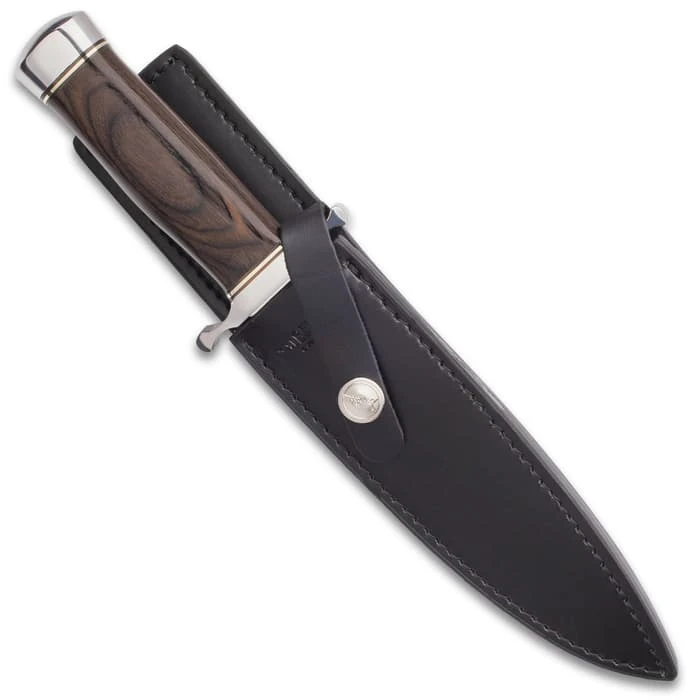 Gil Hibben Old West Fixed Blade Boot Knife With Sheath 2 Gil Hibben Old West Fixed Blade Boot Knife With Sheath - Image 2