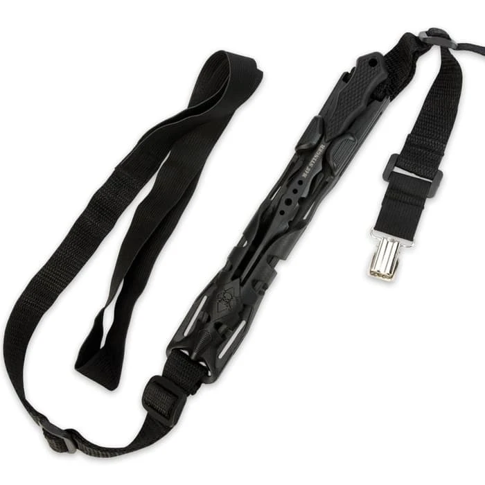M48 Stinger Urban Dagger Black With Harness Sheath 2 M48 Stinger Urban Dagger Black With Harness Sheath - Image 2