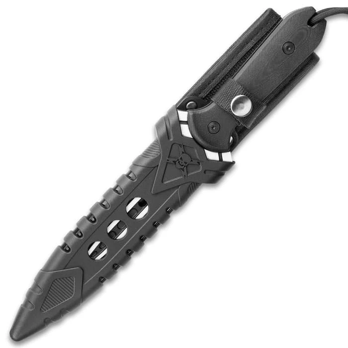 M48 Talon® Dagger With Sheath - Cast Stainless Steel Blade, G10 Handle, Paracord Lanyard - Length 11 5/8” 2 M48 Talon® Dagger With Sheath - Cast Stainless Steel Blade, G10 Handle, Paracord Lanyard - Length 11 5/8” - Image 2