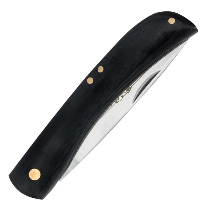 Kissing Crane Black Angus Pocket Farmer Folding Pocket Knife 2 Kissing Crane Black Angus Pocket Farmer Folding Pocket Knife - Image 2