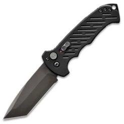 Gerber 06 Auto Tanto Point Pocket Knife - S30V Stainless Steel Blade, Anodized Aluminum Handle, Pocket Clip - Length 8 7/10” -Knife Series Shop D04 GB0430