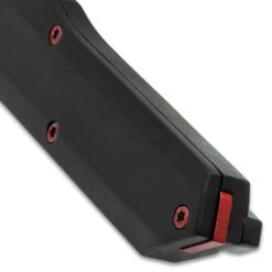 Red And Black OTF Automatic Knife And Sheath - Stainless Steel Blade, Metal Alloy Handle - Length 8 3/4" 7 Red And Black OTF Automatic Knife And Sheath - Stainless Steel Blade, Metal Alloy Handle - Length 8 3/4" -Knife Series Shop D04 VB1234