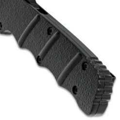 Black Jacket OTF Automatic Knife And Sheath - Stainless Steel Blade, Metal Alloy Handle, Pocket Clip - Length 8 3/4" -Knife Series Shop D04 VB1801