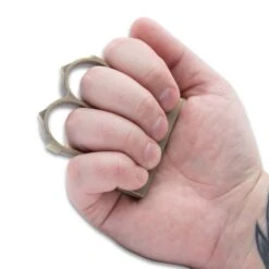 Trench Bottle Opener - One-Piece Antique Brass Finished Construction - Dimensions 3”X 2 3/4” -Knife Series Shop D17 BK5847