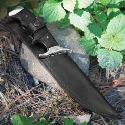 Fox Hunter Classic Skinning Knife And Sheath -Knife Series Shop D17 BKH2