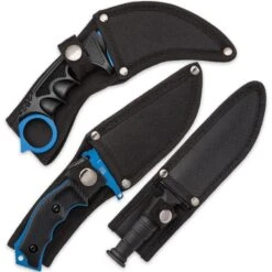 Black Legion Stratosphere Triple Set - Karambit / Huntsman / Military Knives -Knife Series Shop D17 BV391