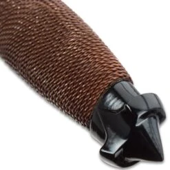 Hibben HellFyre Double Shadow Knife With Sheath - Damascus Steel Blade, Wire-Wrapped Handle, Stainless Steel Guard 7 Hibben HellFyre Double Shadow Knife With Sheath - Damascus Steel Blade, Wire-Wrapped Handle, Stainless Steel Guard -Knife Series Shop D17 GH0453RD