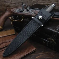 Gil Hibben Silver Shadow Knife Damascus -Knife Series Shop D17 GH441D