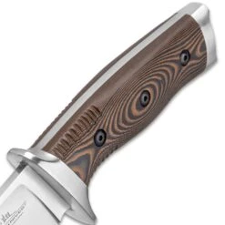 Gil Hibben Tundra Hunter Fixed Blade Knife With Sheath - 420HC Stainless Steel Blade, G10 Handle Scales, Stainless Steel Pommel - Length 11” 9 Gil Hibben Tundra Hunter Fixed Blade Knife With Sheath - 420HC Stainless Steel Blade, G10 Handle Scales, Stainless Steel Pommel - Length 11” -Knife Series Shop D17 GH5077