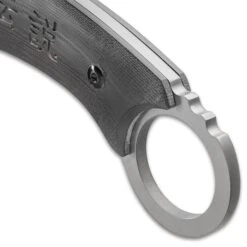 Shinwa Ryori Cleaver Knife With Sheath - 3Cr13 Stainless Steel Blade, Titanium Coating, G10 Handle Scales - Length 12” 7 Shinwa Ryori Cleaver Knife With Sheath - 3Cr13 Stainless Steel Blade, Titanium Coating, G10 Handle Scales - Length 12” -Knife Series Shop D17 KZ1057