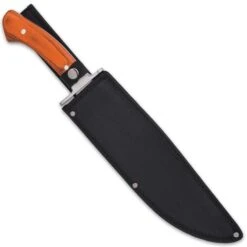 Ridge Runner Denali Ridge Bowie Knife With Sheath - 3Cr13 Stainless Steel Blade, Pakkawood Handle, Length 16 7/10” -Knife Series Shop D17 RR839