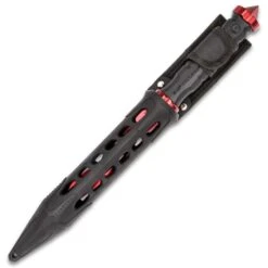 Cardinal Sin Red M48 Cyclone - 2Cr13 Stainless Steel Blade, Reinforced Nylon Handle, Stainless Steel Guard And Pommel -Knife Series Shop D17 UC3163RD