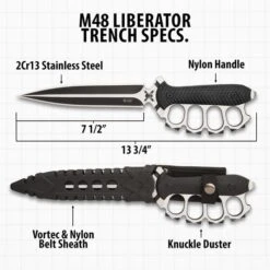 M48 Liberator Trench Knife - Knuckle Duster 6 M48 Liberator Trench Knife - Knuckle Duster -Knife Series Shop D17 UC3381