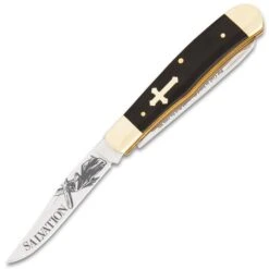 Christian Pocket Knife - Salvation Bible Verse Trapper -Knife Series Shop D19 BK5036