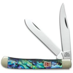 Kissing Crane Genuine Abalone Trapper Pocket Knife -Knife Series Shop D19 KC5220