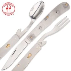 Kissing Crane Burnt Bone Camp Dining Tool -Knife Series Shop D19 KC5472