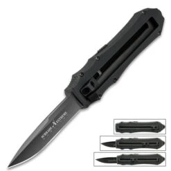 Schrade Extreme First Generation OTF Assisted Opening Pocket Knife - Black -Knife Series Shop D19 SCHOTF