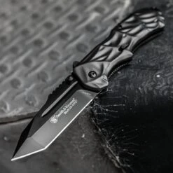 Smith & Wesson Black Ops Tanto Assisted Opening Pocket Knife -Knife Series Shop D19 SWBLOP3T