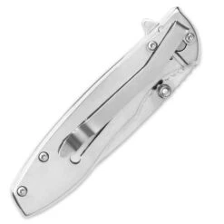 Timber Wolf Executive EDC Assisted Opening Pocket Knife - Satin Silver 5 Timber Wolf Executive EDC Assisted Opening Pocket Knife - Satin Silver -Knife Series Shop D19 TW550