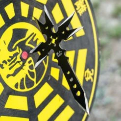 Black Ronin Fantasy Gothic Throwing Axe & Sheath -Knife Series Shop D47 UC2958