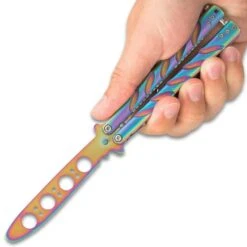 Black Legion Balisong Butterfly Trainer Rainbow -Knife Series Shop D49 BV269