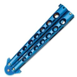 Black Legion Balisong Butterfly Trainer Knife - Blue -Knife Series Shop D49 BV430