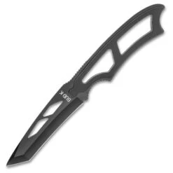 Tactical Warrior Tanto Neck Knife With Lanyard And Sheath -Knife Series Shop E17 BK430