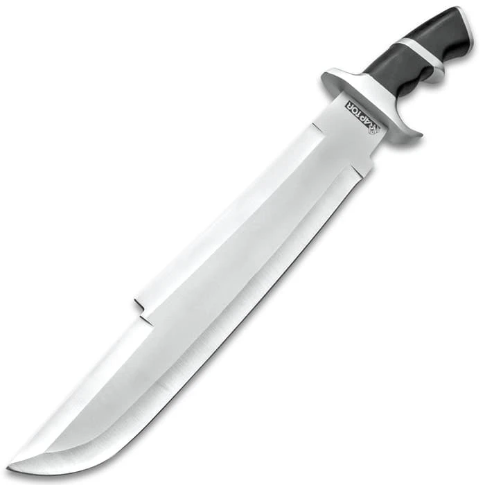 Raptor Machete With Sheath - Stainless Steel Blade, Pakkawood Handle, Stainless Steel Guard And Pommel - Length 20 1/2” 4 Raptor Machete With Sheath - Stainless Steel Blade, Pakkawood Handle, Stainless Steel Guard And Pommel - Length 20 1/2” - Image 4