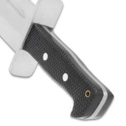 Bad To The Bone™ Behemoth Bowie Knife And Sheath - J2 Stainless Steel Blade, TPU Handle Scales, Stainless Steel Pins - Length 20" -Knife Series Shop E17 BK5986