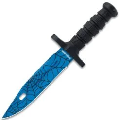 Black Legion Blue Spiderweb Set - Stainless Steel Blades, Heavy-Duty TPU Handles, Sheaths Included, Four Kinds Of Knives -Knife Series Shop E17 BV592