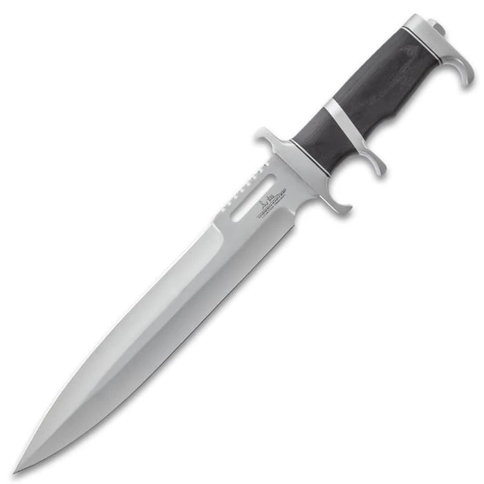 Gil Hibben Black Pakkawood Sub Hilt Toothpick 4 Gil Hibben Black Pakkawood Sub Hilt Toothpick - Image 4