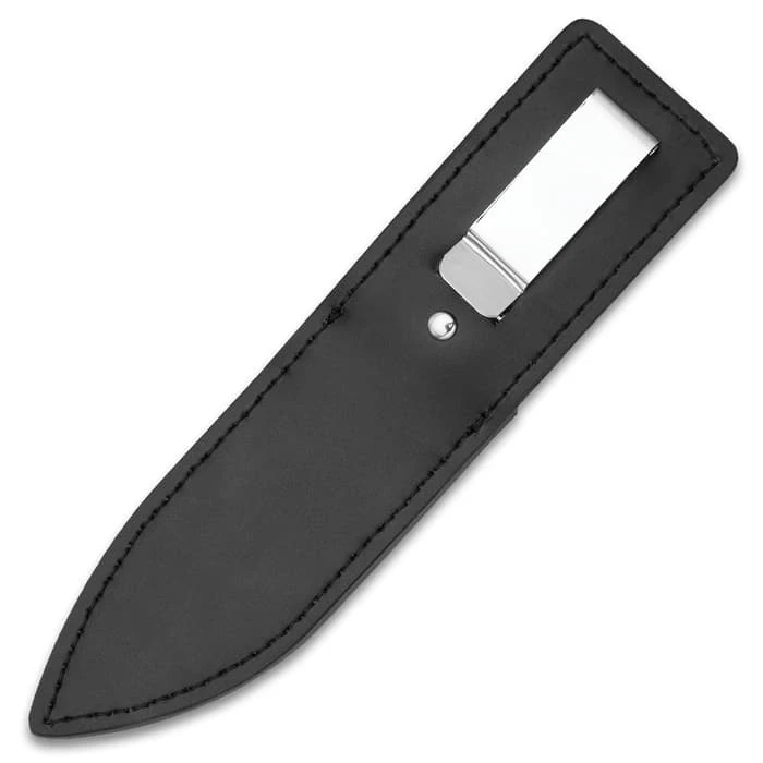 Gil Hibben Bloodwood Alaskan Boot Knife - 7Cr13 Stainless Steel Blade, Wooden Handle - Length 8 3/4” 4 Gil Hibben Bloodwood Alaskan Boot Knife - 7Cr13 Stainless Steel Blade, Wooden Handle - Length 8 3/4” - Image 4