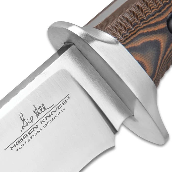 Gil Hibben Tundra Hunter Fixed Blade Knife With Sheath - 420HC Stainless Steel Blade, G10 Handle Scales, Stainless Steel Pommel - Length 11” 4 Gil Hibben Tundra Hunter Fixed Blade Knife With Sheath - 420HC Stainless Steel Blade, G10 Handle Scales, Stainless Steel Pommel - Length 11” - Image 4