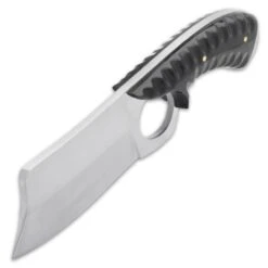 Timber Wolf Mini Cleaver And Sheath - Stainless Steel Blade, Bone Handle, Brass Pins - Length 7 1/4” -Knife Series Shop E17 TW1248
