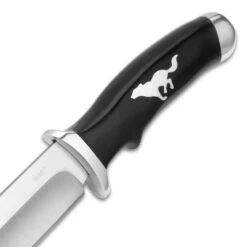 Timber Wolf Running Wolf Fixed Blade Knife With Sheath - 3Cr13 Stainless Steel Blade, Polyresin Handle, Stainless Steel Pommel - Length 11” -Knife Series Shop E17 TW966