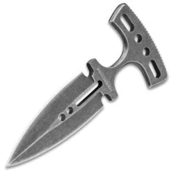 United Cutlery Undercover Stonewashed Magnum Push Dagger - One-Piece Stainless Steel Construction, Double-Edged Blade, No-Slip Grip 7 United Cutlery Undercover Stonewashed Magnum Push Dagger - One-Piece Stainless Steel Construction, Double-Edged Blade, No-Slip Grip -Knife Series Shop E17 UC1488SW