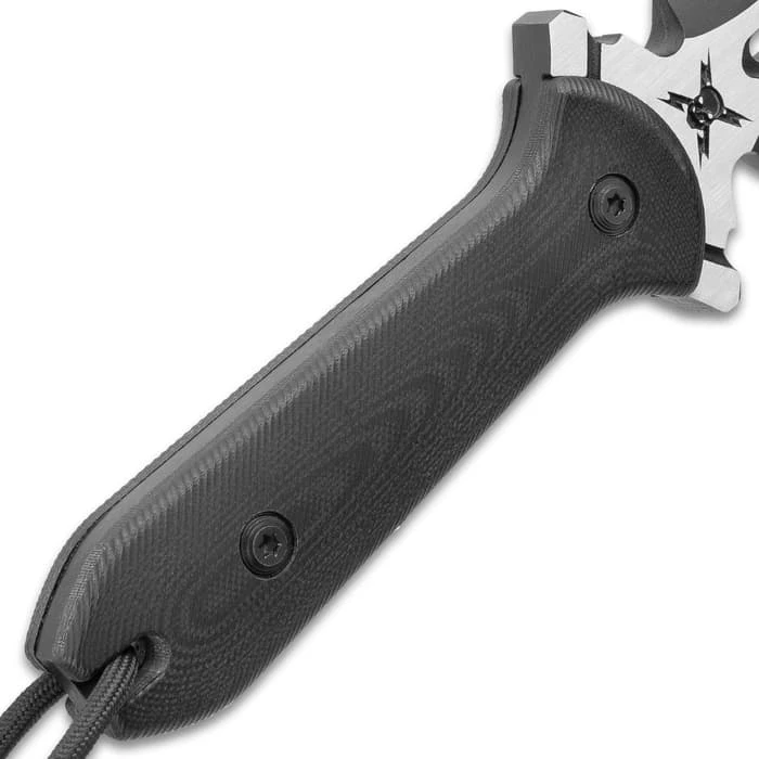 M48 Talon® Dagger With Sheath - Cast Stainless Steel Blade, G10 Handle, Paracord Lanyard - Length 11 5/8” 4 M48 Talon® Dagger With Sheath - Cast Stainless Steel Blade, G10 Handle, Paracord Lanyard - Length 11 5/8” - Image 4