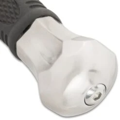 Honshu Crusader Quillon Dagger With Sheath - 1060 Carbon Steel Blade, Injection-Molded TPR Handle, Cast Steel Pommel - Length 18 5/8” -Knife Series Shop E17 UC3430