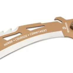 USMC Desert OPS Sawback Kukri With Sheath - Stainless Steel Blade, Non-Reflective Coating, ABS Handle - Length 22” -Knife Series Shop E17 UC3506