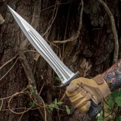 Honshu Legionary Dagger And Sheath - 7Cr13 Stainless Steel Blade, TPR Handle, Stainless Steel Guard - Length 19 5/8" 9 Honshu Legionary Dagger And Sheath - 7Cr13 Stainless Steel Blade, TPR Handle, Stainless Steel Guard - Length 19 5/8" -Knife Series Shop E17 UC3549